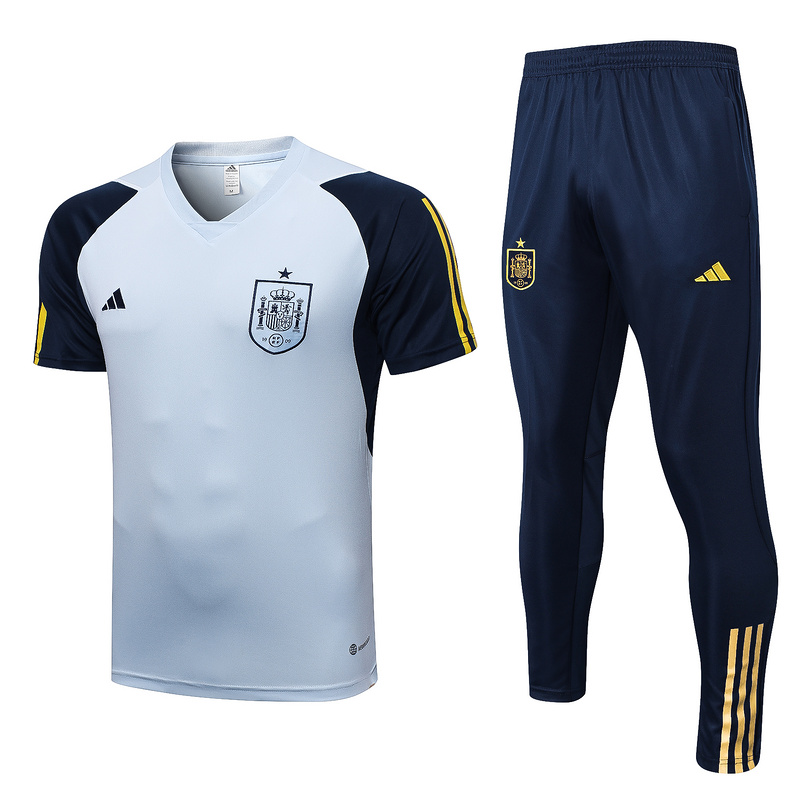 AAA Quality Spain 22/23 Light Blue Training Kit Jerseys